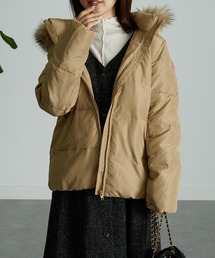 RANAN（ラナン）の「リアルファー付ショート丈ダウンコート（ダウン 