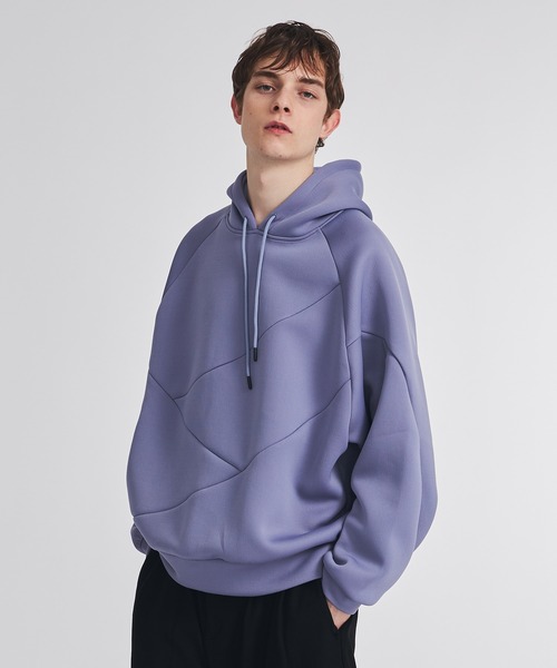 TIGHTBOOTH PRODUCTION（タイトブースプロダクション）の「SPLICE SMOOTH HOODIE（パーカー・メンズ・パープル/ブラック・L）」の2枚目の写真