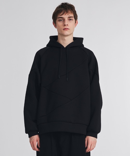 TIGHTBOOTH PRODUCTION（タイトブースプロダクション）の「SPLICE SMOOTH HOODIE（パーカー・メンズ・パープル/ブラック・L）」の4枚目の写真