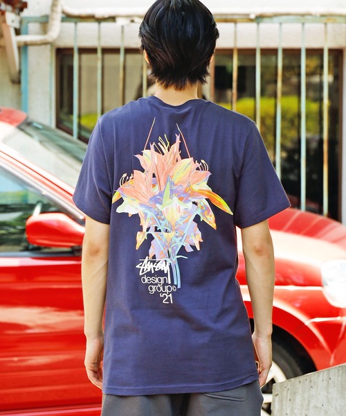 STUSSY（ステューシー）の「STUSSY/ステューシー  DESIGN GROUP21 TEE　半袖Tシャツ（Tシャツ/カットソー・メンズ・ネイビー・S）」の2枚目の写真