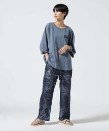AVIREX | 【直営店限定】BANDANA CHART MIX CUT PLEATED PANTS/ バンダナチャートミックスプリーツパンツ(その他パンツ)