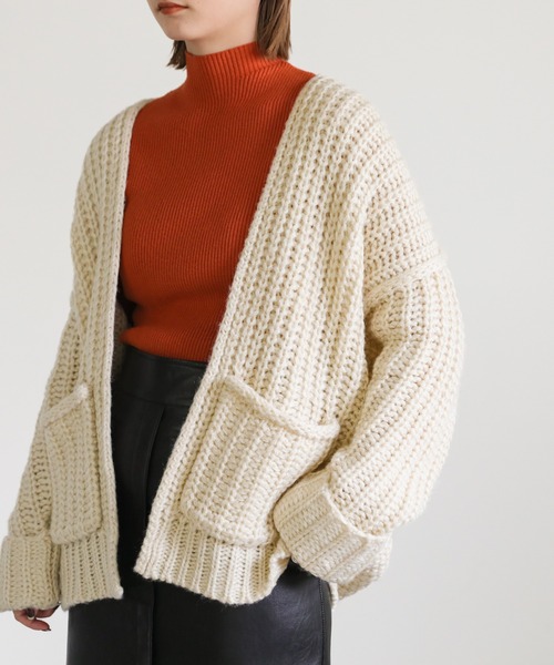 select MOCA（セレクトモカ）の「ローゲージ編みニットカーディガン