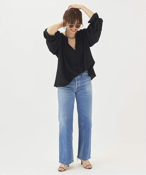 plage（プラージュ）の「《追加》lip gather ブラウス2（シャツ