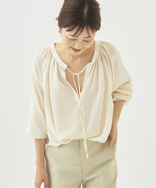 plage プラージュ　LINEN Gather ブラウス plage｜gather ブラウス | Rakuten Fashion(楽天ファッション／旧楽天