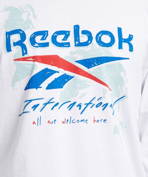 Reebok(リーボック)の「グラフィック シリーズ プレシーズン ロング スリーブ Tシャツ / Graphic Series Pre-Season Long Sleeve T-Shirt /(Tシャツ/カットソー・メンズ・ホワイト/ブラック・SMALL/X-LARGE/LARGE/XXX-LARGE/XX-LARGE/MEDIUM/X-SMALL)」の7枚目の写真