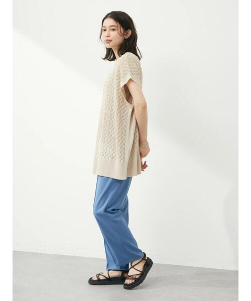 Green　Parks（グリーンパークス）の「バックスリットチュニックベスト（ベスト・レディース・ブラック/ベージュ/テラコッタ・FREE）」の12枚目の写真