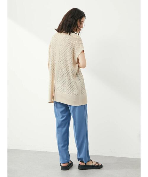 Green　Parks（グリーンパークス）の「バックスリットチュニックベスト（ベスト・レディース・ブラック/ベージュ/テラコッタ・FREE）」の13枚目の写真