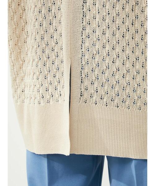 Green　Parks（グリーンパークス）の「バックスリットチュニックベスト（ベスト・レディース・ブラック/ベージュ/テラコッタ・FREE）」の19枚目の写真