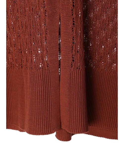 Green　Parks（グリーンパークス）の「バックスリットチュニックベスト（ベスト・レディース・ブラック/ベージュ/テラコッタ・FREE）」の5枚目の写真