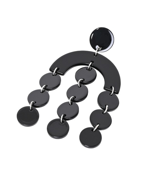 Narcissus(ナルシス)の「【Narcissus】プラスチックピアス(ピアス(両耳用)・レディース・ホワイト/ブラック・FREE)」の5枚目の写真