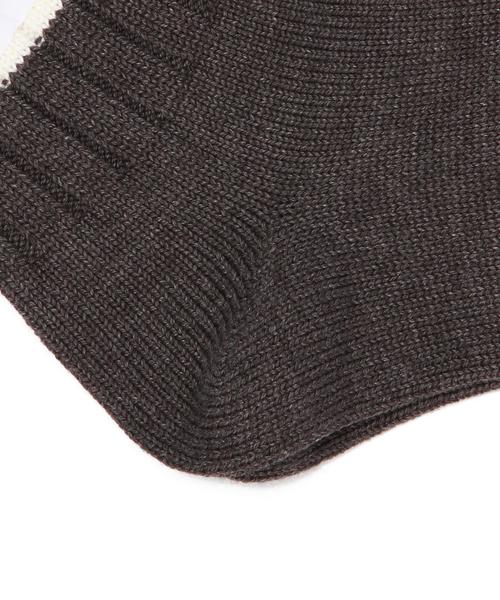 BEAUTY&YOUTH UNITED ARROWS（ビューティーアンドユースユナイテッドアローズ）の「BY 2ライン クォーター ソックス◆（ソックス/靴下・メンズ・ホワイト/ブラック/グレー/その他1・フリー）」の6枚目の写真