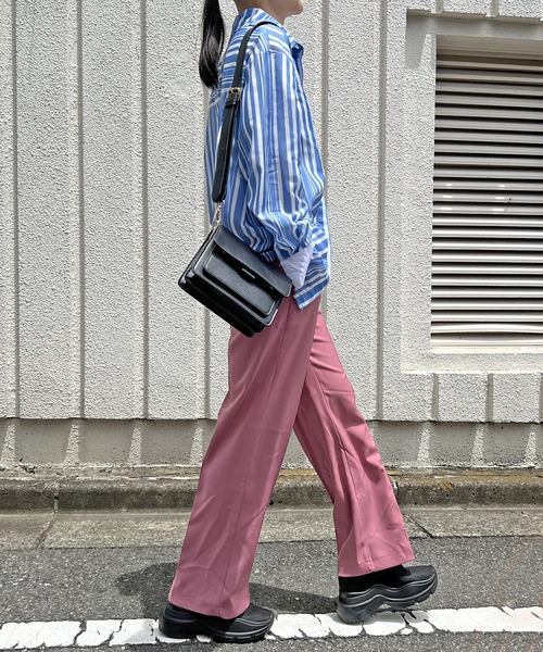 Jewelobe（ジュエローブ）の「ランダムストライプシャツ（シャツ/ブラウス・レディース・ホワイト系その他/ブラウン系その他・FREE）」の4枚目の写真