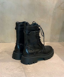 【ASH】 GOTTA レースアップブーツ ASH（アッシュ）の「【GENA BIS】スタッズレースアップブーツ