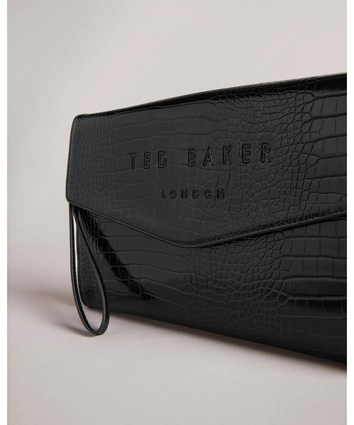 Ted Baker（テッドベーカー）の「CROCEY クロコディテール クラッチバッグ（クラッチバッグ・レディース・ブラック/ブルー系その他3・O/S）」の6枚目の写真
