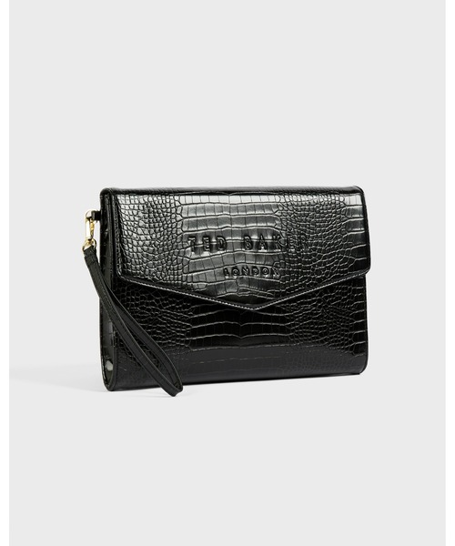 Ted Baker（テッドベーカー）の「CROCEY クロコディテール クラッチバッグ（クラッチバッグ・レディース・ブラック/ブルー系その他3・O/S）」の10枚目の写真