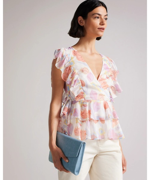 Ted Baker（テッドベーカー）の「CROCEY クロコディテール クラッチバッグ（クラッチバッグ・レディース・ブラック/ブルー系その他3・O/S）」の12枚目の写真