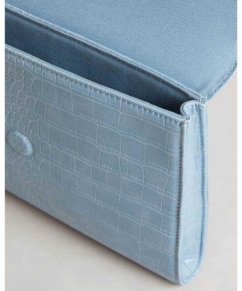 Ted Baker（テッドベーカー）の「CROCEY クロコディテール クラッチバッグ（クラッチバッグ・レディース・ブラック/ブルー系その他3・O/S）」の15枚目の写真