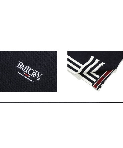 ROMANTIC CROWN（ロマンティッククラウン）の「A'GEM/9 × .kom『ROMANTIC CROWN/ロマンティッククラウン』SIDE BUTTON WIDE VEST/サイドボタン ワイドベスト（ベスト・レディース・ライトグレー/ネイビー・M/L）」の16枚目の写真