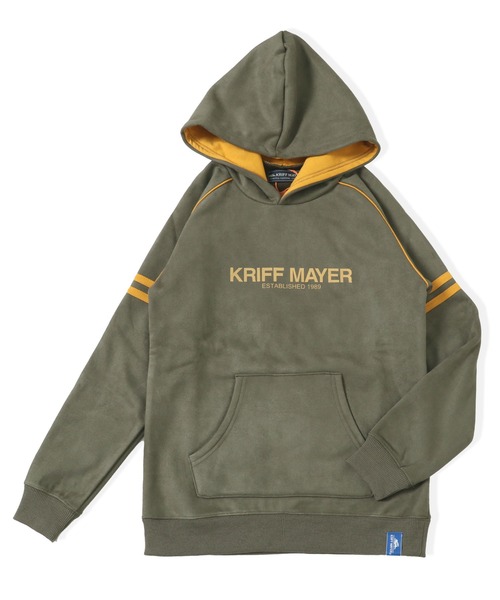 KRIFF MAYER Kid's Collection(クリフメイヤーキッズコレクション)の「フェイクスウェードプルパーカー(パーカー・キッズ・ワインレッド/ネイビー/モカ/カーキ・120/130/140/150/160/170)」の6枚目の写真