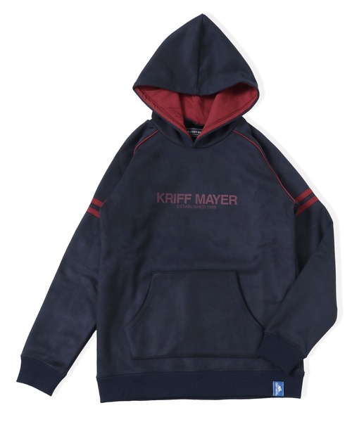 KRIFF MAYER Kid's Collection(クリフメイヤーキッズコレクション)の「フェイクスウェードプルパーカー(パーカー・キッズ・ワインレッド/ネイビー/モカ/カーキ・120/130/140/150/160/170)」の7枚目の写真