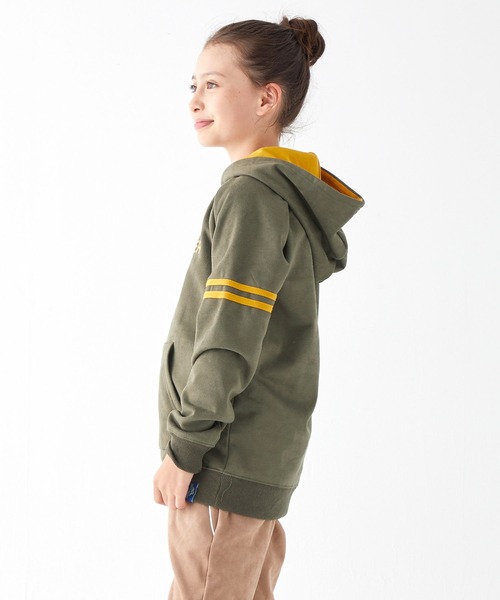 KRIFF MAYER Kid's Collection(クリフメイヤーキッズコレクション)の「フェイクスウェードプルパーカー(パーカー・キッズ・ワインレッド/ネイビー/モカ/カーキ・120/130/140/150/160/170)」の11枚目の写真
