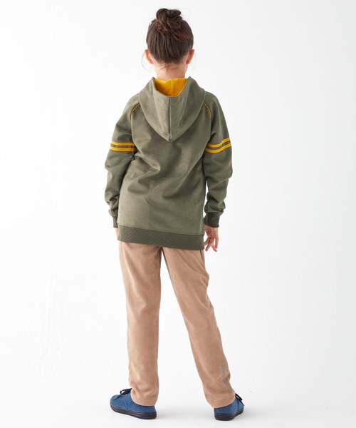 KRIFF MAYER Kid's Collection(クリフメイヤーキッズコレクション)の「フェイクスウェードプルパーカー(パーカー・キッズ・ワインレッド/ネイビー/モカ/カーキ・120/130/140/150/160/170)」の12枚目の写真