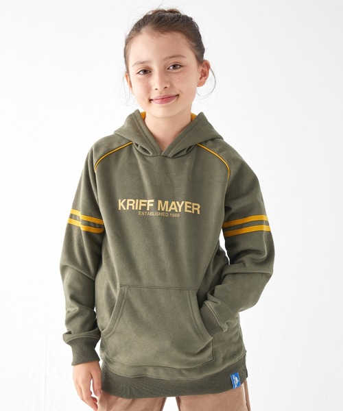 KRIFF MAYER Kid's Collection(クリフメイヤーキッズコレクション)の「フェイクスウェードプルパーカー(パーカー・キッズ・ワインレッド/ネイビー/モカ/カーキ・120/130/140/150/160/170)」の13枚目の写真