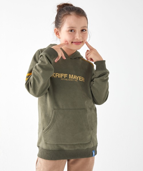 KRIFF MAYER Kid's Collection(クリフメイヤーキッズコレクション)の「フェイクスウェードプルパーカー(パーカー・キッズ・ワインレッド/ネイビー/モカ/カーキ・120/130/140/150/160/170)」の14枚目の写真
