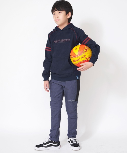 KRIFF MAYER Kid's Collection(クリフメイヤーキッズコレクション)の「フェイクスウェードプルパーカー(パーカー・キッズ・ワインレッド/ネイビー/モカ/カーキ・120/130/140/150/160/170)」の15枚目の写真