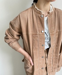 【MARITAS DENIM/マリタスデニム】オーバーサイズデニムジャケット