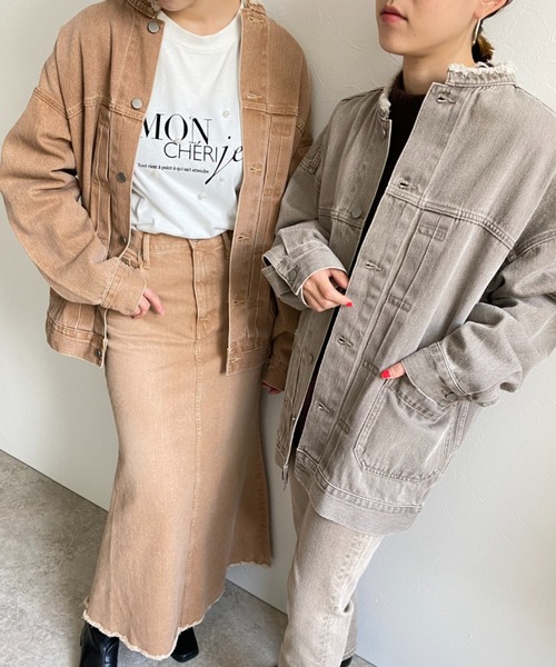 MARITAS DENIM/マリタスデニム】オーバーサイズデニムジャケット