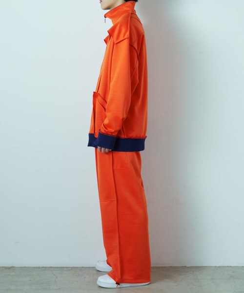 WEGO(ウィゴー)の「∴WEGO/DOGコラボ インサイドアウトジャケット(ジャージ・メンズ・オレンジ/ネイビー・LARGE/MEDIUM)」の6枚目の写真