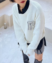 PAGEBOY | カレッジニットプルオーバー(ニット/セーター)