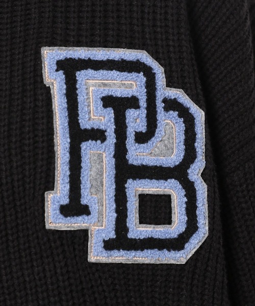 PAGEBOY（ページボーイ）の「カレッジニットプルオーバー（ニット/セーター・レディース・ブラック/オフホワイト・FREE）」の10枚目の写真