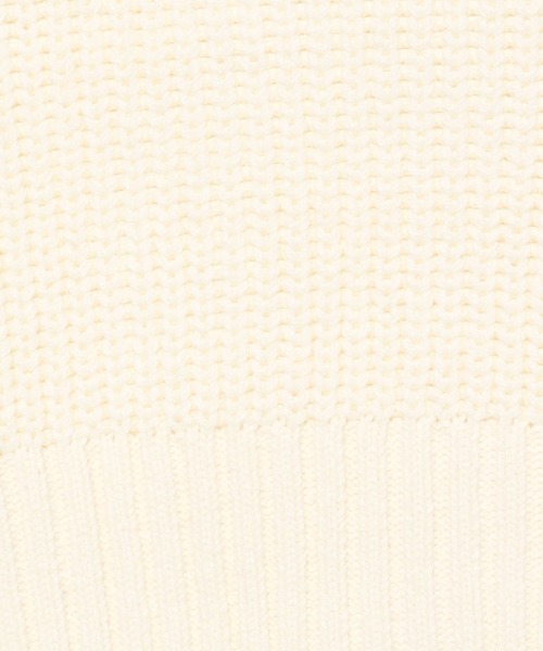 PAGEBOY（ページボーイ）の「カレッジニットプルオーバー（ニット/セーター・レディース・ブラック/オフホワイト・FREE）」の7枚目の写真