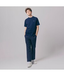 アウトラインクロッククルーネック半袖Tシャツ