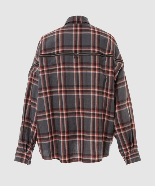 FACETASM（ファセッタズム）の「Wool Check Zipper Shirt（シャツ