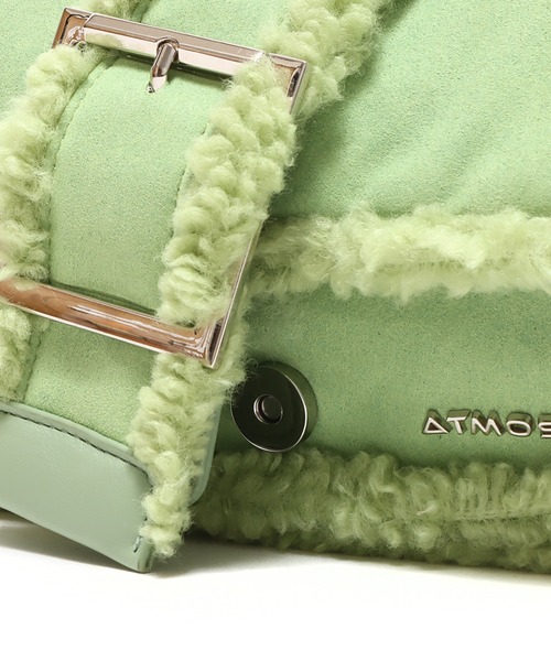 atmos pink（アトモスピンク）の「atmos pink ムートンショルダーバッグ / アトモスピンク ムートンショルダーバッグ（ショルダーバッグ・レディース・アイボリー/ブラウン/ミント・FREE）」の6枚目の写真