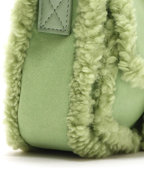 atmos pink（アトモスピンク）の「atmos pink ムートンショルダーバッグ / アトモスピンク ムートンショルダーバッグ（ショルダーバッグ・レディース・アイボリー/ブラウン/ミント・FREE）」の10枚目の写真