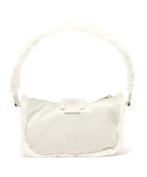 atmos pink（アトモスピンク）の「atmos pink ムートンショルダーバッグ / アトモスピンク ムートンショルダーバッグ（ショルダーバッグ・レディース・アイボリー/ブラウン/ミント・FREE）」の12枚目の写真