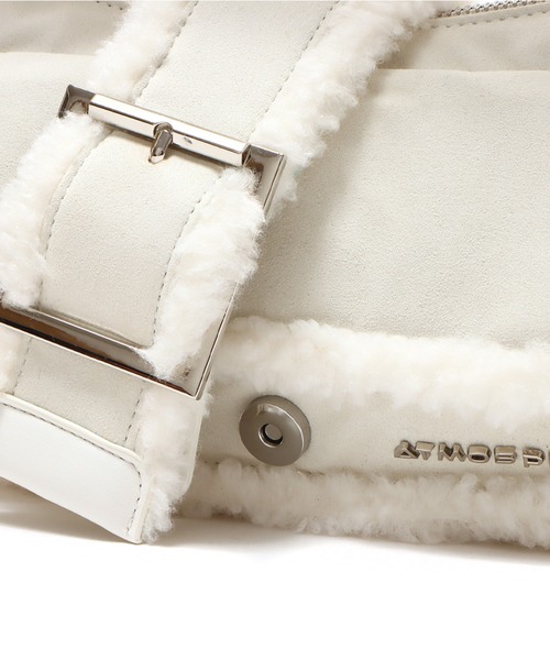 atmos pink（アトモスピンク）の「atmos pink ムートンショルダーバッグ / アトモスピンク ムートンショルダーバッグ（ショルダーバッグ・レディース・アイボリー/ブラウン/ミント・FREE）」の13枚目の写真