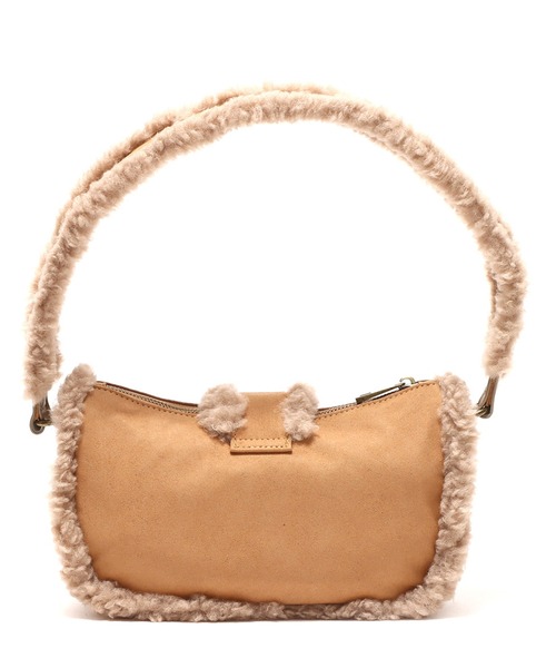 atmos pink（アトモスピンク）の「atmos pink ムートンショルダーバッグ / アトモスピンク ムートンショルダーバッグ（ショルダーバッグ・レディース・アイボリー/ブラウン/ミント・FREE）」の19枚目の写真