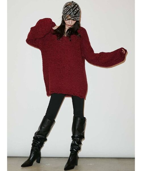 GYDA（ジェイダ）の「GYDA MONOGRAM PATTERN キャップ（キャップ・レディース・ブラック/アイボリー・FREE）」の5枚目の写真