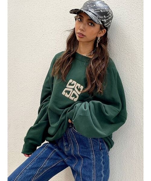 GYDA（ジェイダ）の「GYDA MONOGRAM PATTERN キャップ（キャップ・レディース・ブラック/アイボリー・FREE）」の11枚目の写真