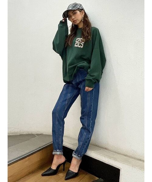 GYDA（ジェイダ）の「GYDA MONOGRAM PATTERN キャップ（キャップ・レディース・ブラック/アイボリー・FREE）」の10枚目の写真