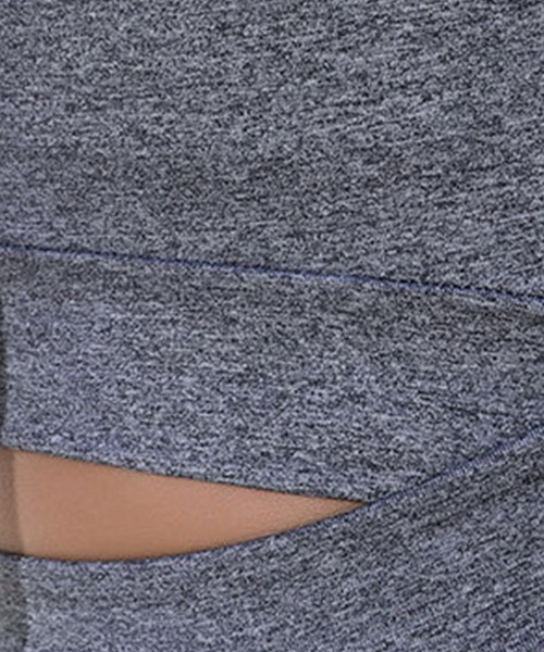 HYSSHOP（エイチワイエスショップ）の「レディース 長袖クロップド丈クロスデザインヨガウェアトップス ピラティスウェア[トレーニングウェア/ジムウェア/ピラティスウェア]（その他トップス・レディース・パープル/グレー/ブラック/ブルー/ホワイト・S/M/XL/L）」の10枚目の写真