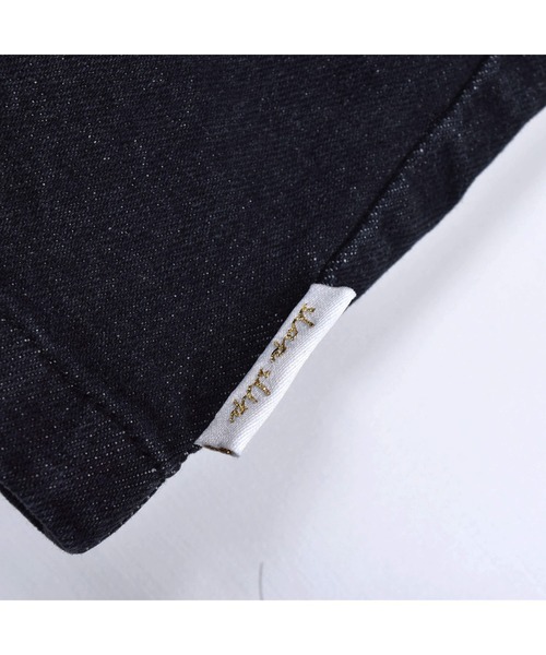 SLAP SLIP（スラップスリップ）の「SLAPSLIP/ケミカルウォッシュデニムキュロットパンツ(90~130cm)（デニムスカート・キッズ・ネイビー/ブラック・110/120/100/130/90）」の9枚目の写真