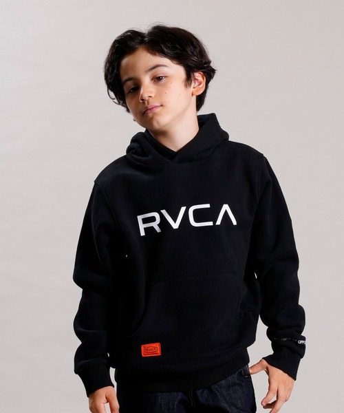 RVCA(ルーカ)の「RVCA/ルーカ キッズ パーカー BC046-043(パーカー・キッズ・ブラウン/ブラック・140cm/150cm/130cm/160cm)」の2枚目の写真