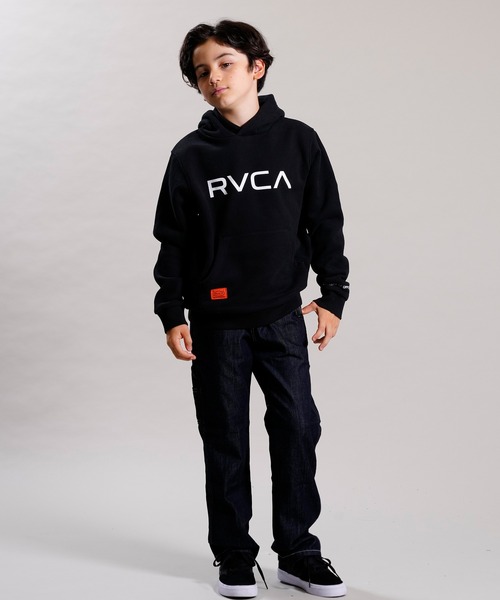 RVCA(ルーカ)の「RVCA/ルーカ キッズ パーカー BC046-043(パーカー・キッズ・ブラウン/ブラック・140cm/150cm/130cm/160cm)」の7枚目の写真