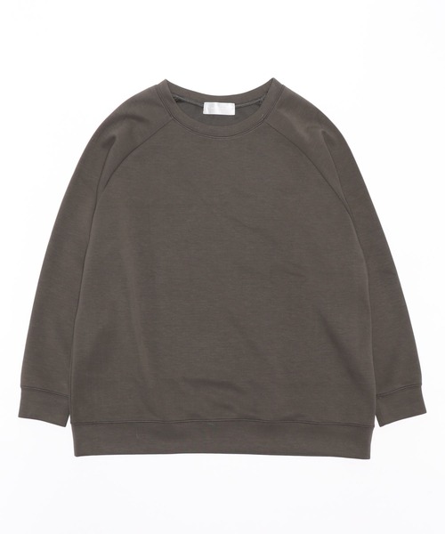 OUTERSUNSET（アウターサンセット）の「double knit raglan tops（スウェット・レディース・チャコールグレー/ブラック・FREE）」の13枚目の写真